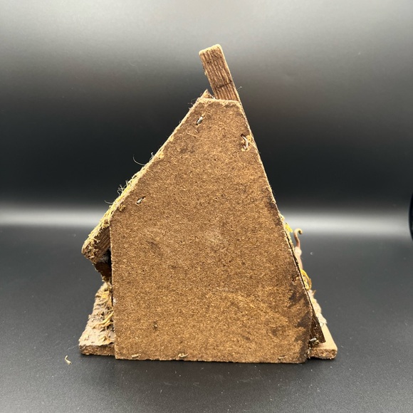 Vintage Italian Wood Creche Nativity Set Manger. Christmas Decoration. 4 figure - Picture 5 of 16